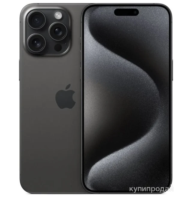 Фото Apple Смартфон iPhone 15 Pro Max eSIM 8/256 ГБ, черный новинка