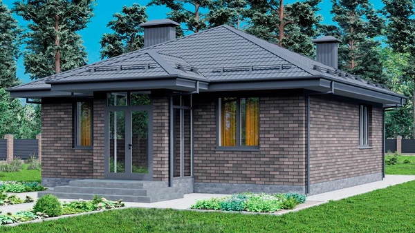 Фото Современный одноэтажный дом 87 м² в Орле: построим под ключ быстро и качественно!