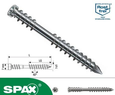 Фото Саморезы Spax для террасной доски А2 Torx