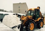 фото Уборка снега по городу