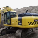 Услуги гусеничного экскаватора Komatsu PC300