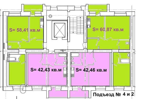 Фото 2-к квартира, 64.8 м², 3/12 эт.