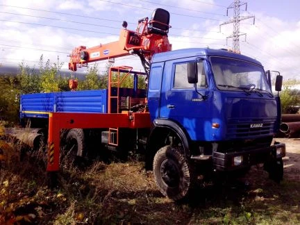 Фото Манипулятор г/п7т. на базе Камаза