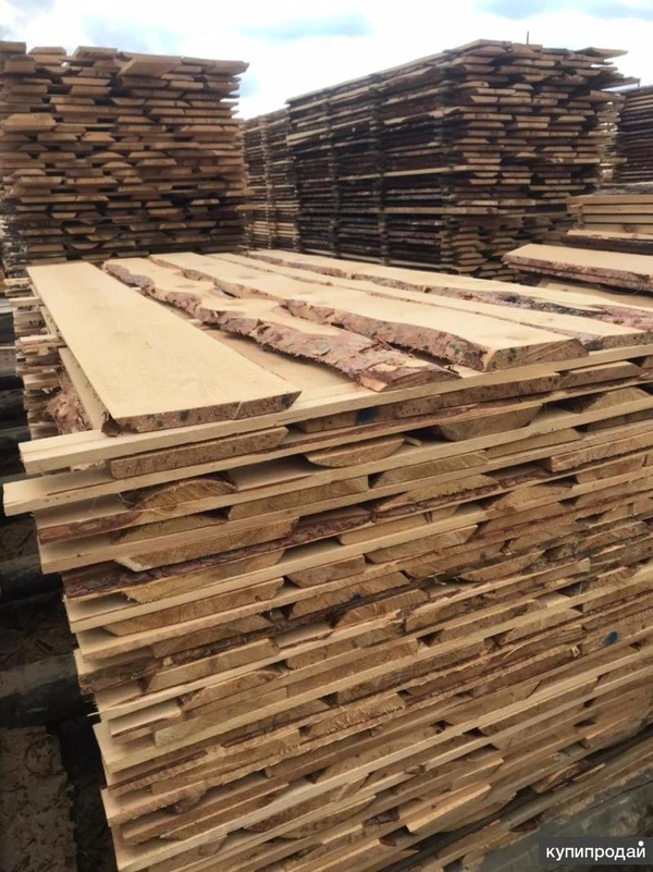 Фото Доска необрезная сосна