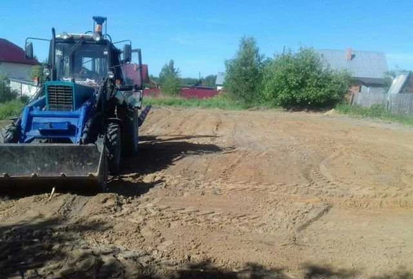 Фото Услуги экскаватора погрузчика