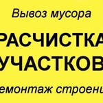 Расчистка участков, спил деревьев