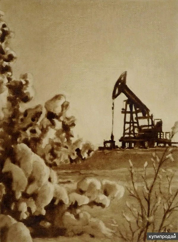 Фото Картины нефтью на холсте