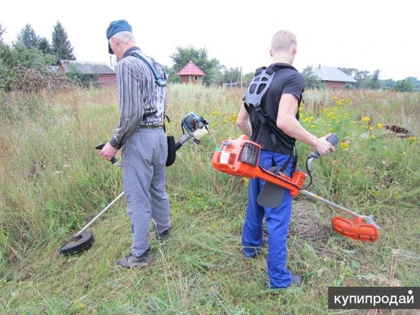 Фото Покос Травы, Бурьяна, Сухостоя