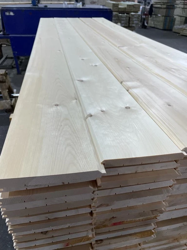 Фото широкая имитация бруса из кедра и лиственницы до 195 мм