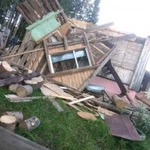 Демонтаж старых деревянных домов и построек