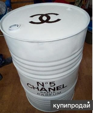 Фото Бочка 60 л металлическая дизайнерская "Chanel 5"