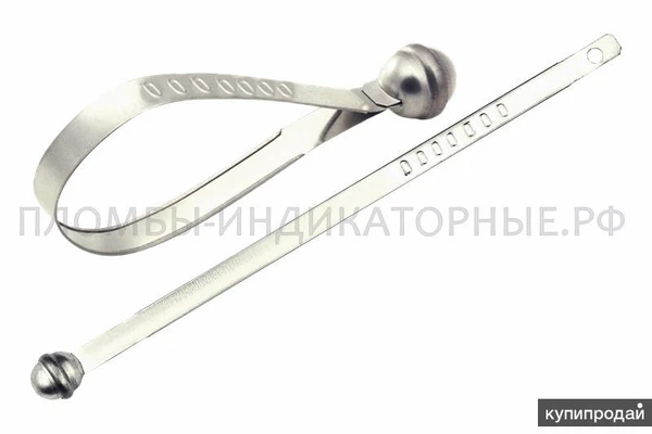 Фото Металлические ленточные пломбы