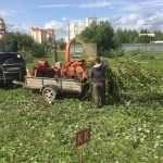 Измельчителя веток. Веткодробилка в аренду в Мытищах