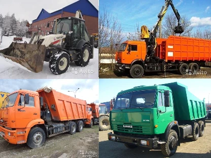 Фото Аренда  экскаватора погрузчика