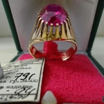 Фото №10 Кольцо золотое 583 пробы СССР. Новое 7,91 гр