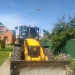 Экскаватор погрузчик jcb4cx гидромолот ямобур