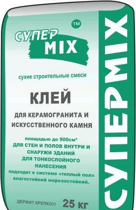 Фото Клей для керамогранита и искусственного камня «Супер Mix», 2