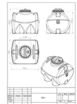 Фото №2 Горизонтальная емкость 200 литров