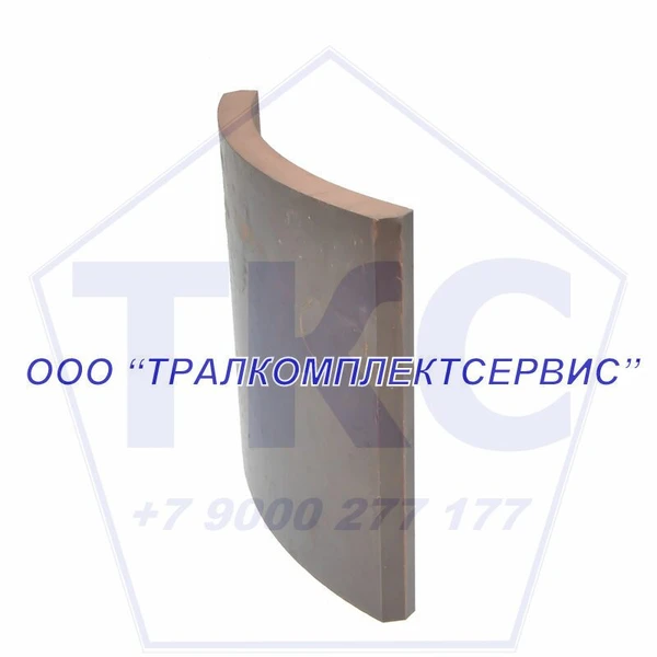 Фото Накладка тормозной колодки ЧМЗАП 99859-3502105