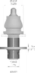 Фото №2 Резец RZ1-01P Kennametal-Кеннаметал на Wirtgen, Bomag