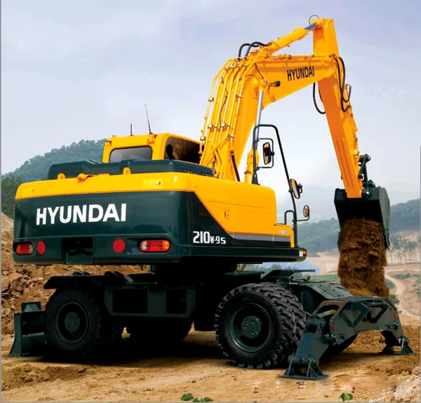 Фото Колесный экскаватор Hyundai R210W-9S