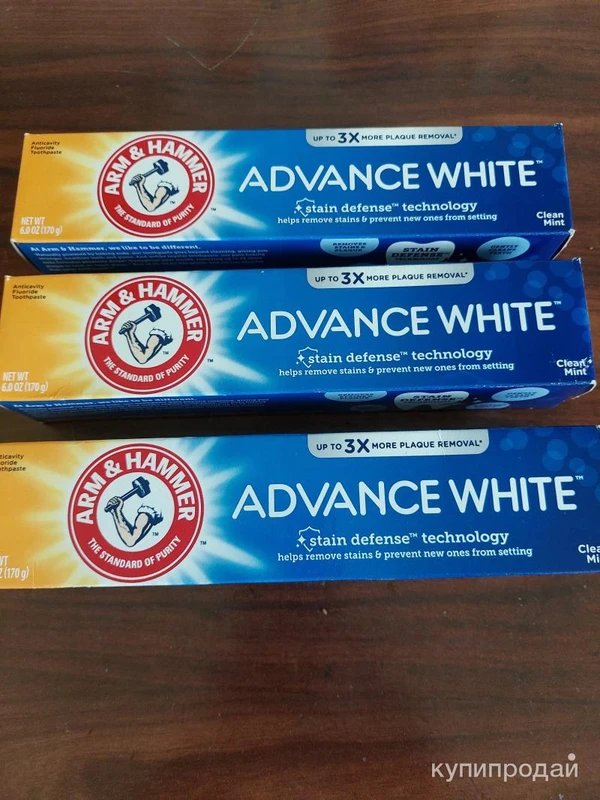 Фото ARM &HAMMER против кариеса с фтором 170 гр