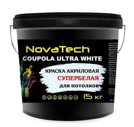 Фото Краска Novatech Coupola UW (потол с/б) 3кг