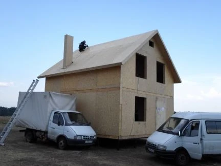 Фото Коттедж, сип дом, Сип панели, проектирование, монт