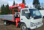 фото Услуги манипулятора Isuzu Forward с г/п стрелы 3т