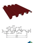 Фото №2 Профнастил Н75 750/800 оцинкованный, окрашенный