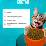 Фото №2 Корм для кошек эконом-класса Рыжик 5КГ