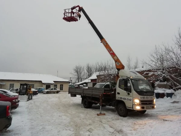 Фото Манипулятор автовышка 