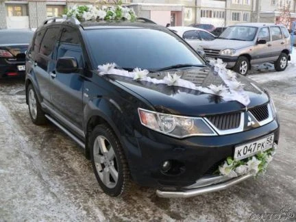 Фото Джип чёрного цвета на свадьбу