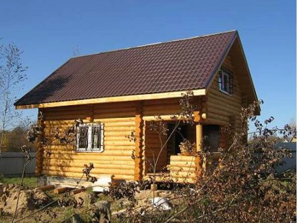 Фото Срубы домов и бань из бревна и бруса