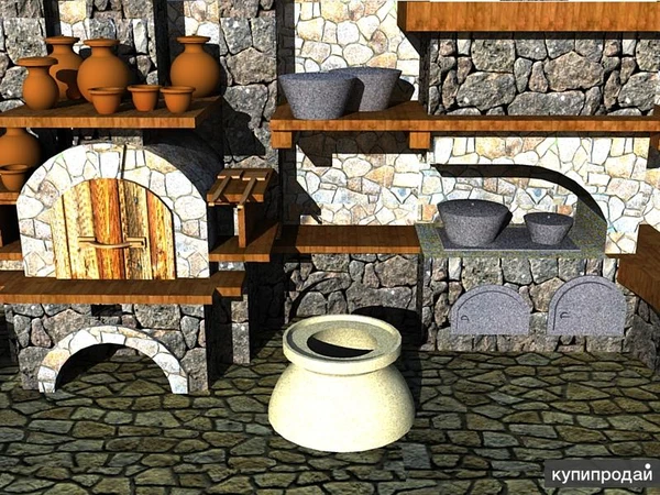 Фото Печной комплекс-чудо кухня