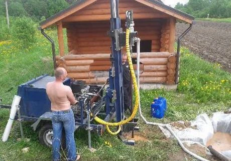 Фото Бурение скважин на воду.Промывка скважин.