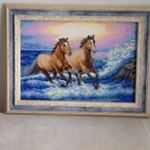 Фото №2 Картина вышитая бисером