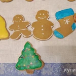 фото Новогодние имбирные пряники на заказ