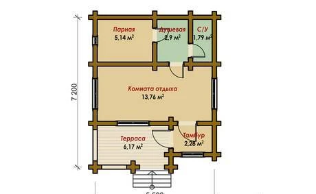 Фото Баня Гретта 7.2х5.5