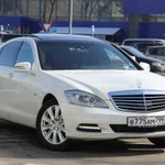 Авто на свадьбу Мерседес S-class W221 Long белый