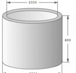 фото Кольцо железобетонное КС 20.6 (пропаренное)