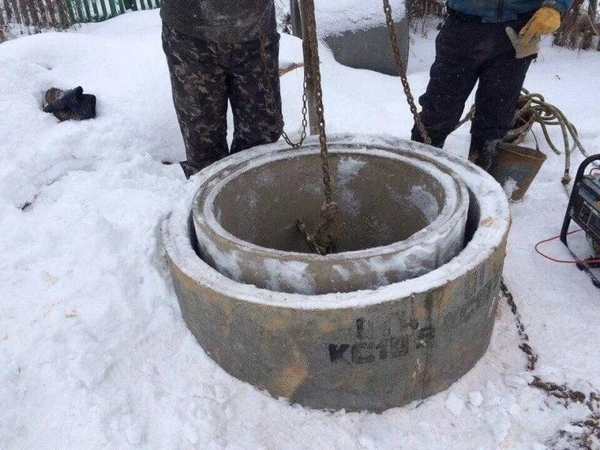 Фото Углубление колодца 
