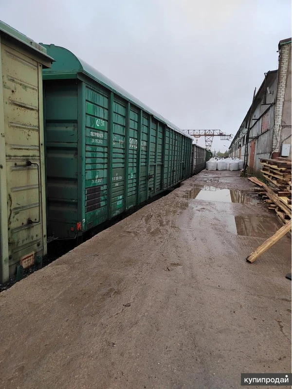 Фото Перевалка груза, погрузка разгрузка вагонов полувагона ст Гатчина Т. Балтийскаяи