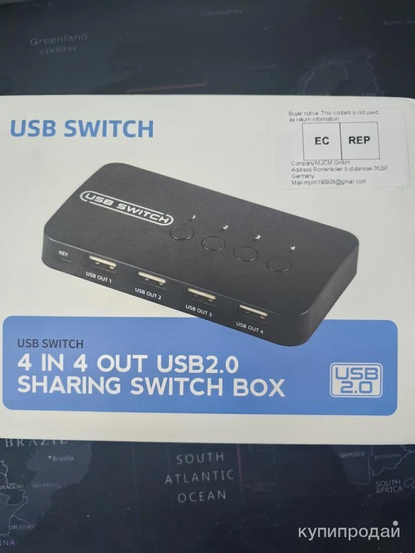 Фото KVM переключатель usb