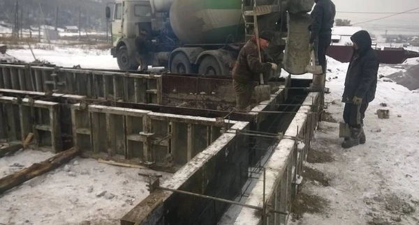 Фото Фундамент под ключ -алюминиевая опалубка