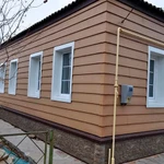 Фото №2 Обшивка фасада дома, дачи сайдингом, металлосайдингом