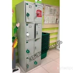 Фото №3 Шкаф металлический для сумок Практик Ls-24 8 ячеек