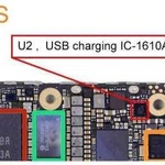 Замена контроллера питания USB U2 iPhone 5/5S/6/7+