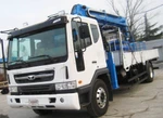 фото Бортовой Daewoo Novus F8CJF c краном DongYang SS2036 и буром