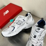 Фото №5 Кроссовки New Balance 530 White Silver Navy 36-45 EU унисекс